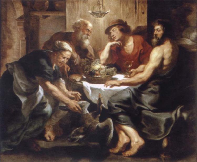 Peter Paul Rubens Workshop Jupiter and Merkur in Philemon France oil painting art